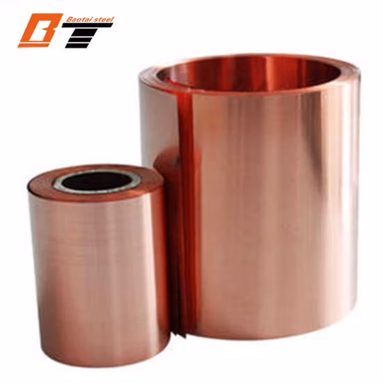 Bande de cuivre Haotai et feuille de cuivre C11000 C10200 C12000 C17200 0.01mm